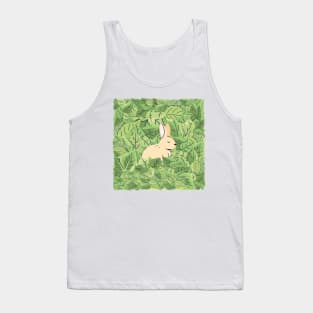 Rabbit in Leaves Tank Top